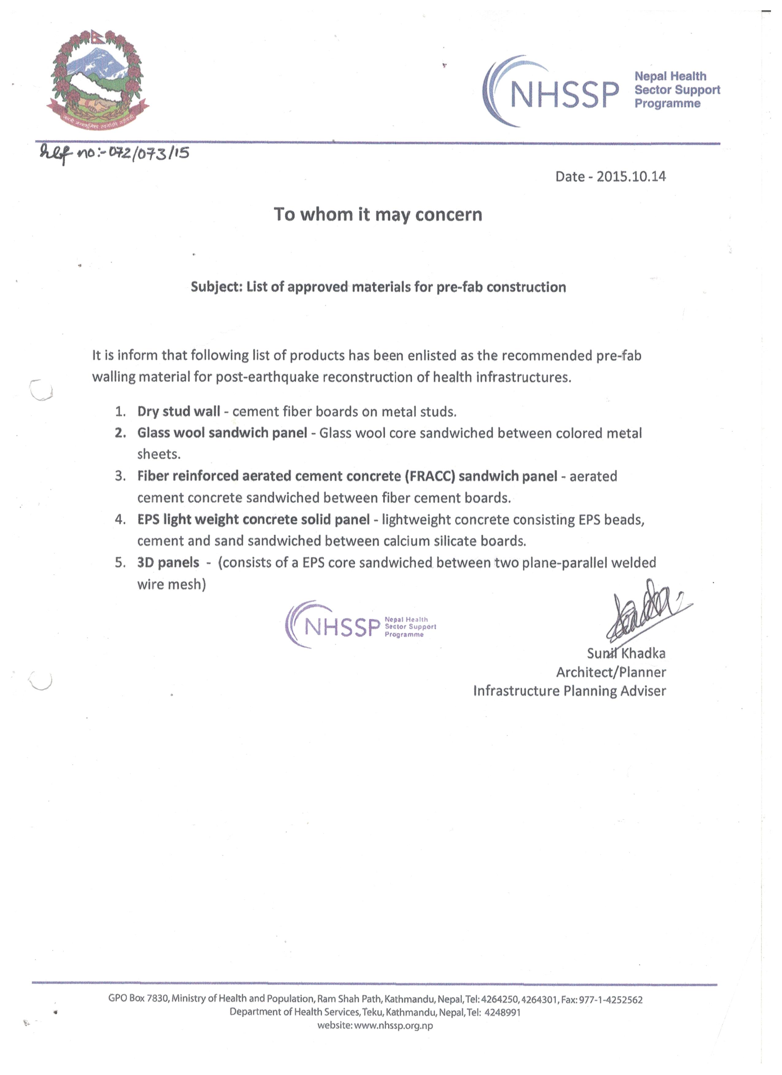 IGDN Certificate